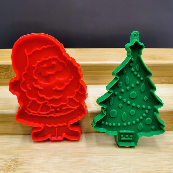 Vintage Lot Hallmark Holiday Large Cookie Cutters 3-5" Christmas Thanksgiving - Picture 6 of 7